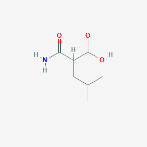 molecular formula C7H13NO3 B2878152 2-Carbamoyl-4-methylpentanoic acid CAS No. 4431-58-7