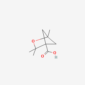 molecular formula C9H14O3 B2878153 1,3,3-Trimethyl-2-oxabicyclo[2.1.1]hexane-4-carboxylic acid CAS No. 2219371-57-8