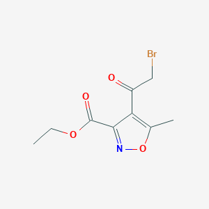 Ethyl 4-(2-bromoacetyl)-5-methylisoxazole-3-carboxylate