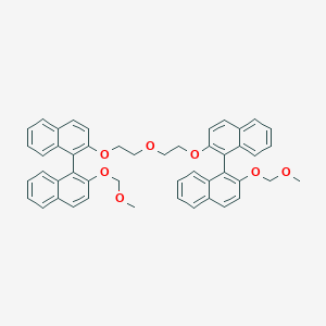 molecular formula C48H42O7 B287816 2,2'-Oxybis[(2'-{methoxymethoxy}-1,1'-binaphthalen-2-yloxy)ethylene] 