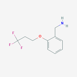 [2-(3,3,3-Trifluoropropoxy)phenyl]methanamine