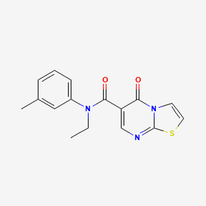 N-ethyl-5-oxo-N-(m-tolyl)-5H-thiazolo[3,2-a]pyrimidine-6-carboxamide