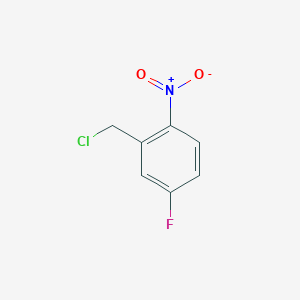 molecular formula C7H5ClFNO2 B2878270 2-(Chloromethyl)-4-fluoro-1-nitrobenzene CAS No. 109115-05-1