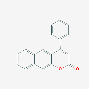 molecular formula C19H12O2 B287833 4-Phenylbenzo[g]chromen-2-one 