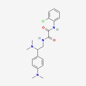 molecular formula C20H25ClN4O2 B2878333 N1-(2-氯苯基)-N2-(2-(二甲氨基)-2-(4-(二甲氨基)苯基)乙基)草酰胺 CAS No. 899729-01-2