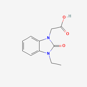 B2878365 (3-ethyl-2-oxo-2,3-dihydro-1H-benzimidazol-1-yl)acetic acid CAS No. 406944-97-6