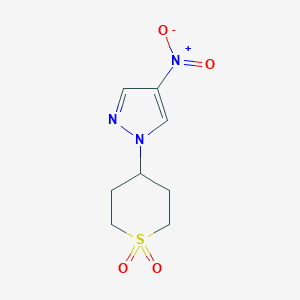 4-(4-Nitro-1H-pyrazol-1-yl)tetrahydro-2H-thiopyran 1,1-dioxide