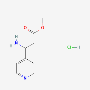 Methyl 3-amino-3-(pyridin-4-YL)propanoate hydrochloride
