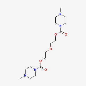 2-[2-(4-Methylpiperazine-1-carbonyl)oxyethoxy]ethyl 4-methylpiperazine-1-carboxylate