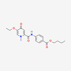 Butyl 4-(5-ethoxy-1-methyl-4-oxo-1,4-dihydropyridine-2-carboxamido)benzoate