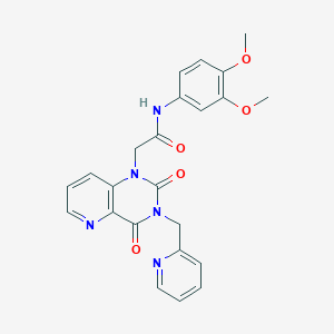 N-(3,4-dimethoxyphenyl)-2-(2,4-dioxo-3-(pyridin-2-ylmethyl)-3,4-dihydropyrido[3,2-d]pyrimidin-1(2H)-yl)acetamide