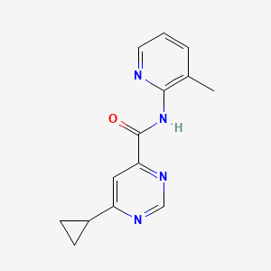 6-Cyclopropyl-N-(3-methylpyridin-2-yl)pyrimidine-4-carboxamide