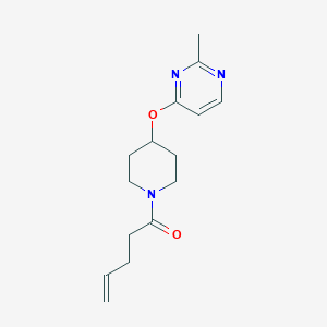 1-(4-((2-Methylpyrimidin-4-yl)oxy)piperidin-1-yl)pent-4-en-1-one