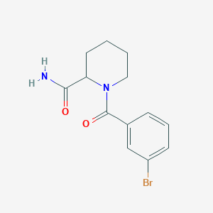 1-(3-Bromobenzoyl)piperidine-2-carboxamide
