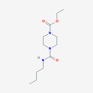 Ethyl 4-(N-butylcarbamoyl)piperazinecarboxylate