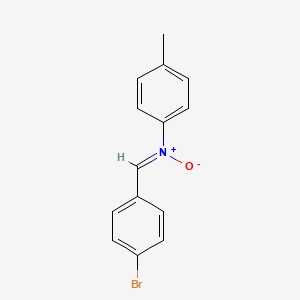 molecular formula C14H12BrNO B2878655 (Z)-N-(4-溴苄叉亚)-4-甲基苯胺氧化物 CAS No. 691376-79-1
