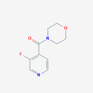 molecular formula C10H11FN2O2 B2878660 (3-Fluoropyridin-4-yl)-morpholin-4-ylmethanone CAS No. 1493629-85-8