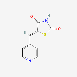 5-[(Z)-4-pyridinylmethylidene]-1,3-thiazolane-2,4-dione