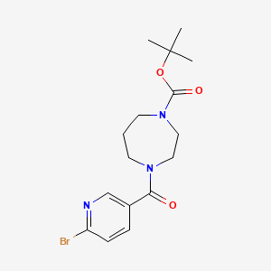 Tert-butyl 4-(6-bromopyridine-3-carbonyl)-1,4-diazepane-1-carboxylate