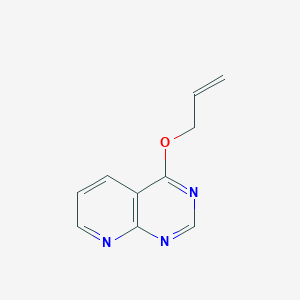 molecular formula C10H9N3O B2878738 4-(Prop-2-en-1-yloxy)pyrido[2,3-d]pyrimidine CAS No. 2167902-76-1