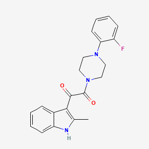 1-[4-(2-fluorophenyl)piperazin-1-yl]-2-(2-methyl-1H-indol-3-yl)ethane-1,2-dione