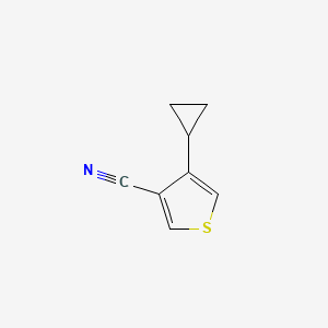 4-Cyclopropylthiophene-3-carbonitrile