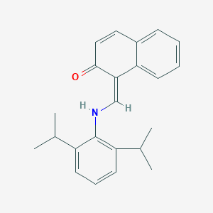 (1Z)-1-[[2,6-di(propan-2-yl)anilino]methylidene]naphthalen-2-one