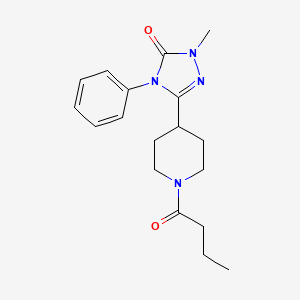 3-(1-butyrylpiperidin-4-yl)-1-methyl-4-phenyl-1H-1,2,4-triazol-5(4H)-one