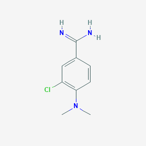 3-Chloro-4-(dimethylamino)benzene-1-carboximidamide