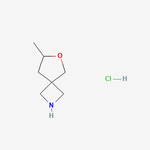 7-Methyl-6-oxa-2-azaspiro[3.4]octane;hydrochloride