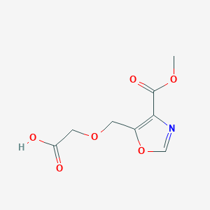 2-{[4-(Methoxycarbonyl)-1,3-oxazol-5-yl]methoxy}acetic acid