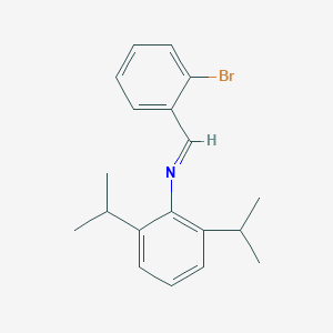 molecular formula C19H22BrN B287892 N-(2-Bromobenzylidene)-2,6-diisopropylaniline 
