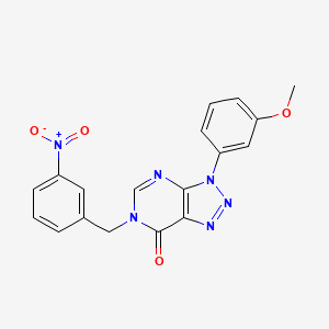 3-(3-methoxyphenyl)-6-(3-nitrobenzyl)-3H-[1,2,3]triazolo[4,5-d]pyrimidin-7(6H)-one