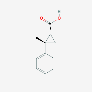 (1R,2S)-2-methyl-2-phenylcyclopropane-1-carboxylic acid