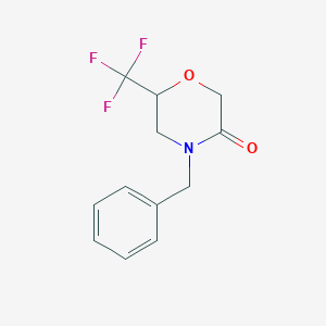 N-benzyl-2-trifluoromethylmorpholin-5-one