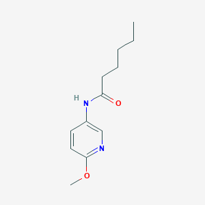 N-(6-methoxypyridin-3-yl)hexanamide