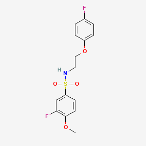 3-fluoro-N-(2-(4-fluorophenoxy)ethyl)-4-methoxybenzenesulfonamide