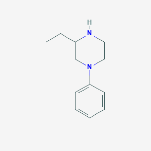 molecular formula C12H18N2 B2878996 3-Ethyl-1-phenylpiperazine CAS No. 856843-06-6