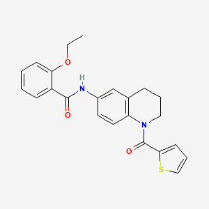 2-ethoxy-N-[1-(thiophene-2-carbonyl)-3,4-dihydro-2H-quinolin-6-yl]benzamide