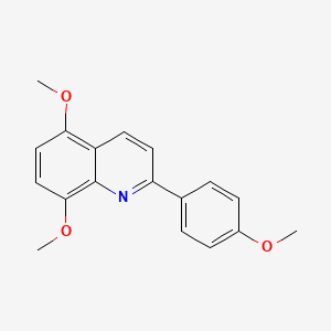 5,8-Dimethoxy-2-(4-methoxyphenyl)quinoline