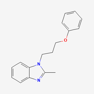 molecular formula C17H18N2O B2879014 2-Methyl-1-(3-phenoxy-propyl)-1H-benzoimidazole CAS No. 369395-80-2