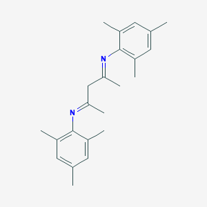 molecular formula C23H30N2 B287902 N-mesityl-N-[3-(mesitylimino)-1-methylbutylidene]amine 