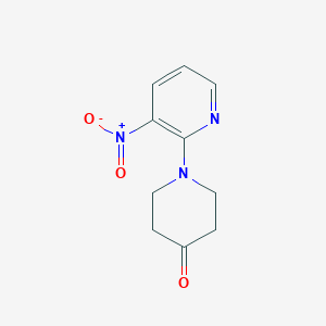 molecular formula C10H11N3O3 B2879020 1-(3-nitro-2-pyridinyl)tetrahydro-4(1H)-pyridinone CAS No. 338411-72-6