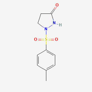 1-[(4-methylphenyl)sulfonyl]tetrahydro-3H-pyrazol-3-one