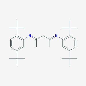 2,5-ditert-butyl-N-{3-[(2,5-ditert-butylphenyl)imino]-1-methylbutylidene}aniline