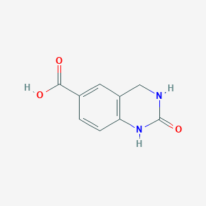 molecular formula C9H8N2O3 B2879066 2-Oxo-1,2,3,4-tetrahydro-quinazoline-6-carboxylic acid CAS No. 320727-00-2