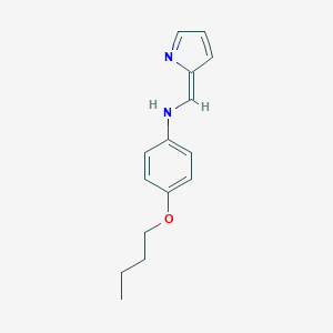 molecular formula C15H18N2O B287908 4-butoxy-N-[(Z)-pyrrol-2-ylidenemethyl]aniline 