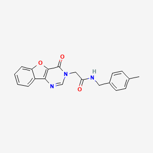 N-(4-methylbenzyl)-2-(4-oxobenzofuro[3,2-d]pyrimidin-3(4H)-yl)acetamide