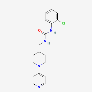 molecular formula C18H21ClN4O B2879122 1-(2-Chlorophenyl)-3-((1-(pyridin-4-yl)piperidin-4-yl)methyl)urea CAS No. 2034587-47-6