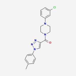 molecular formula C20H20ClN5O B2879137 N-(2-氯苄基)-2-甲基-5-(2-甲基-1,3-噻唑-4-基)噻吩-3-磺酰胺 CAS No. 951597-96-9